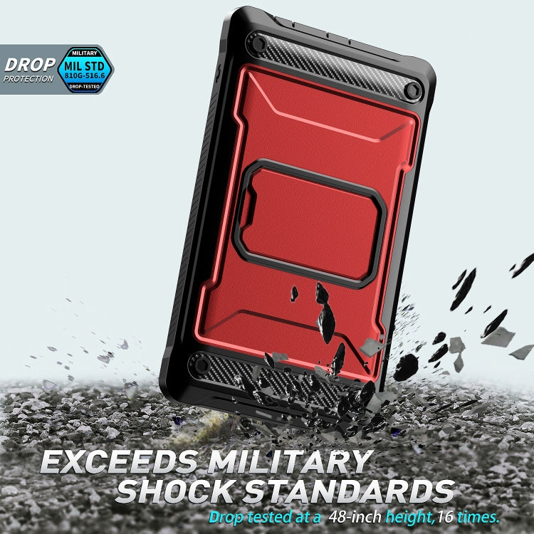 For Samsung Galaxy Tab A7 Lite Explorer Tablet Protective Case (Red) by bashfashion