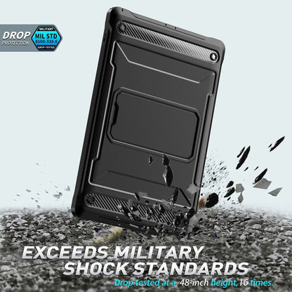 For Samsung Galaxy Tab A8 10.5 2021 Explorer Tablet Protective Case (Black) by bashfashion