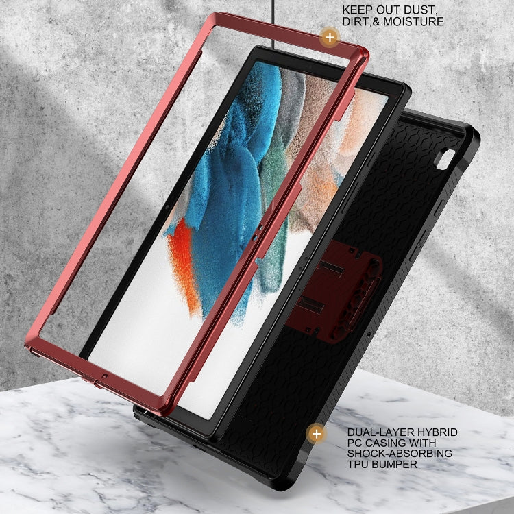 For Samsung Galaxy Tab A8 10.5 2021 Explorer Tablet Protective Case (Red) by bashfashion