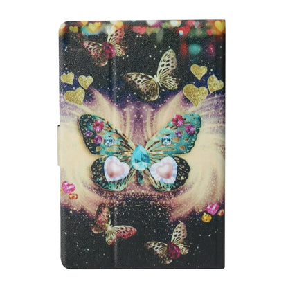 For 7 inch Tablet PC Universal Coloured Drawing Pattern Horizontal Flip Leather Case with Holder & Card Slot(Butterflies) by bashfashion