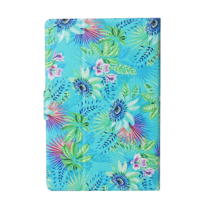 For 8 inch Tablet PC Universal Coloured Drawing Pattern Horizontal Flip Leather Case with Holder & Card Slot(Flowers) by bashfashion