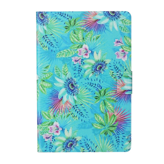 For 10 inch Tablet PC Universal Coloured Drawing Pattern Horizontal Flip Leather Case with Holder & Card Slot(Flowers) by bashfashion