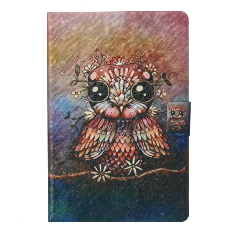 For 10 inch Tablet PC Universal Coloured Drawing Pattern Horizontal Flip Leather Case with Holder & Card Slot(Owl) by bashfashion