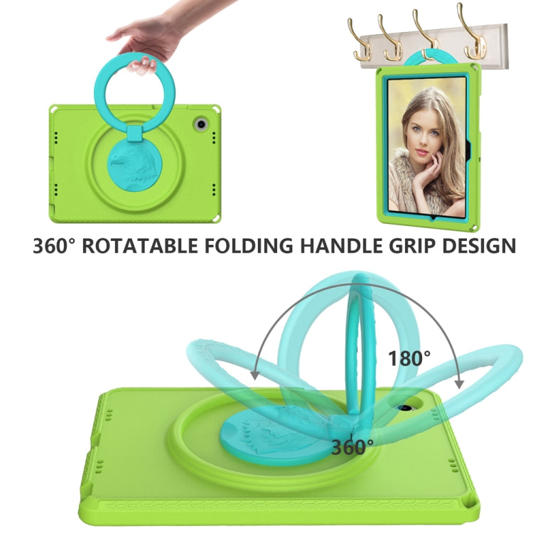 For Samsung Galaxy Tab A8 10.5 2021 EVA + PC Shockproof Tablet Case with Waterproof Frame(Grass Green) by bashfashion