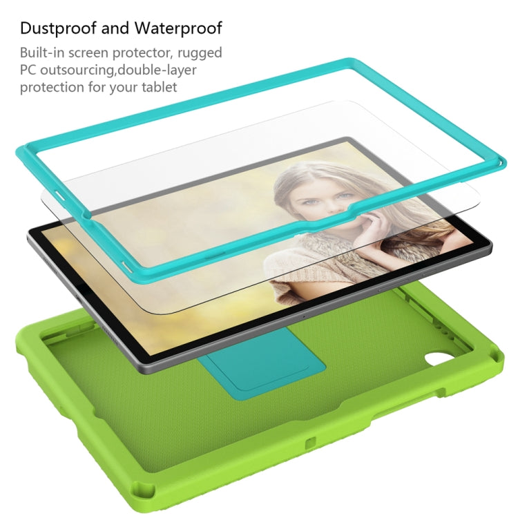 For Samsung Galaxy Tab A8 10.5 2021 EVA + PC Shockproof Tablet Case with Waterproof Frame(Grass Green) by bashfashion