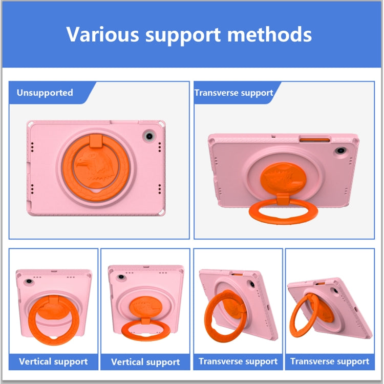 For Samsung Galaxy Tab A8 10.5 2021 EVA + PC Shockproof Tablet Case with Waterproof Frame(Pink) by bashfashion