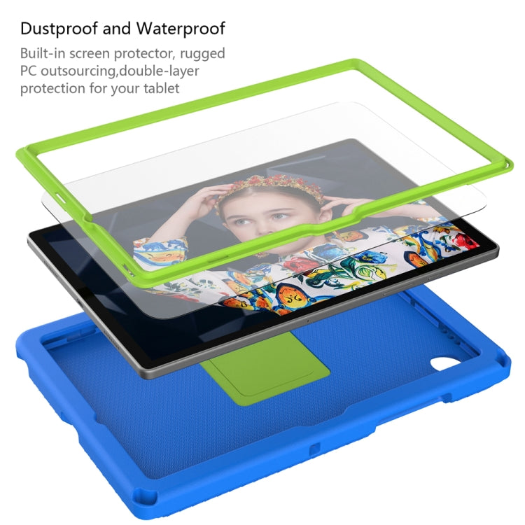 For Samsung Galaxy Tab A8 10.5 2021 EVA + PC Shockproof Tablet Case with Waterproof Frame(Blue) by bashfashion