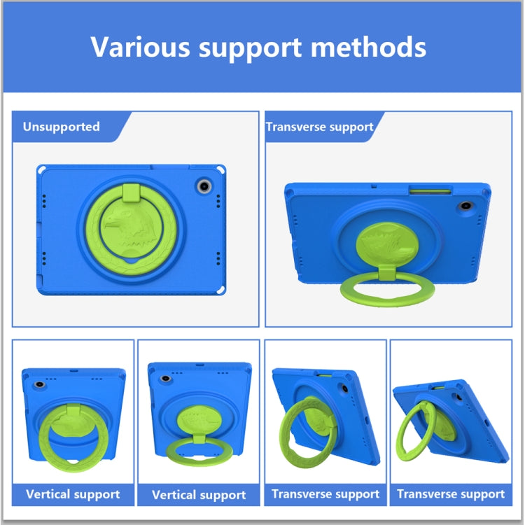 For Samsung Galaxy Tab A8 10.5 2021 EVA + PC Shockproof Tablet Case with Waterproof Frame(Blue) by bashfashion