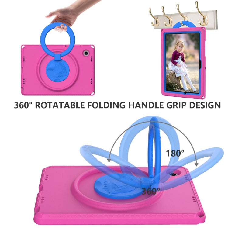 For Samsung Galaxy Tab A8 10.5 2021 EVA + PC Shockproof Tablet Case with Waterproof Frame(Rose Red) by bashfashion