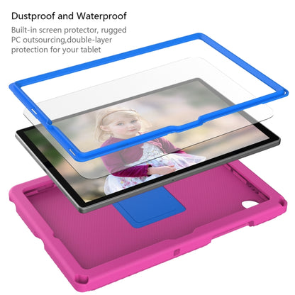 For Samsung Galaxy Tab A8 10.5 2021 EVA + PC Shockproof Tablet Case with Waterproof Frame(Rose Red) by bashfashion