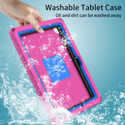 For Samsung Galaxy Tab A8 10.5 2021 EVA + PC Shockproof Tablet Case with Waterproof Frame(Rose Red) by bashfashion