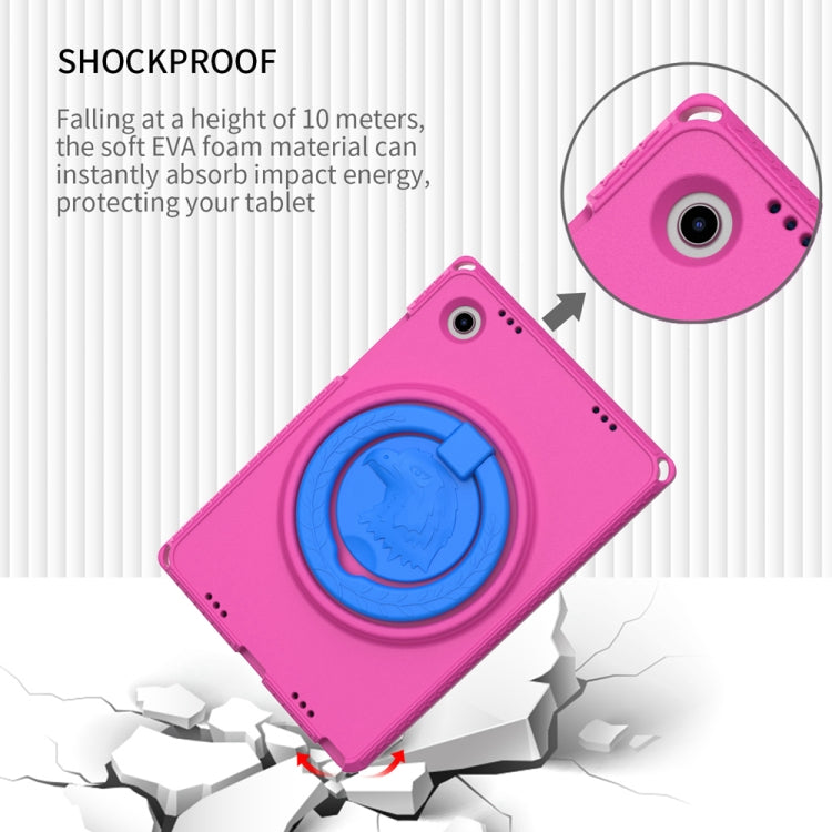 For Samsung Galaxy Tab A8 10.5 2021 EVA + PC Shockproof Tablet Case with Waterproof Frame(Rose Red) by bashfashion