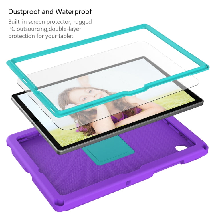 For Samsung Galaxy Tab A8 10.5 2021 EVA + PC Shockproof Tablet Case with Waterproof Frame(Purple) by bashfashion
