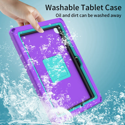 For Samsung Galaxy Tab A8 10.5 2021 EVA + PC Shockproof Tablet Case with Waterproof Frame(Purple) by bashfashion
