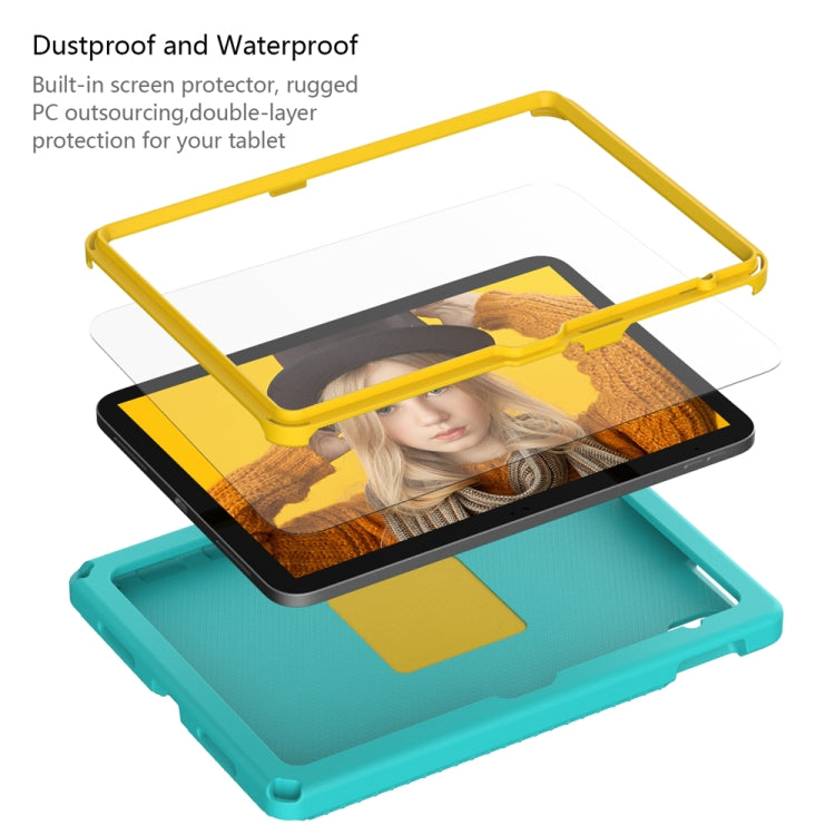 For iPad 2025 / 2022 EVA + PC Shockproof Tablet Case with Waterproof Frame(Glacier Green) by bashfashion