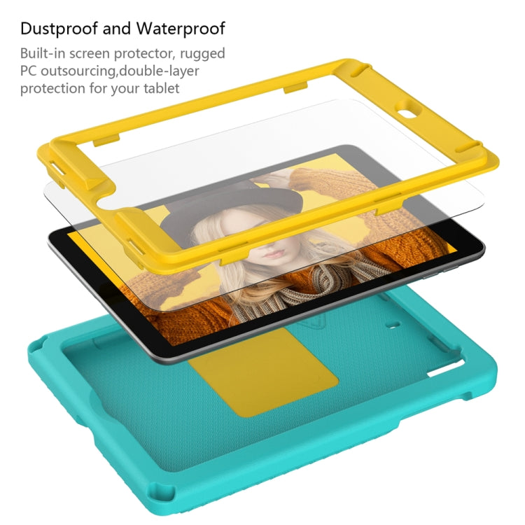 For iPad mini 1/2/3/4/5 EVA + PC Shockproof Tablet Case with Waterproof Frame(Glacier Green) by bashfashion