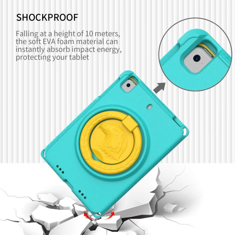 For iPad mini 1/2/3/4/5 EVA + PC Shockproof Tablet Case with Waterproof Frame(Glacier Green) by bashfashion