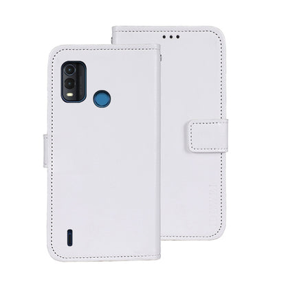 For Nokia G11 Plus idewei Crazy Horse Texture Leather Phone Case(White) by idewei