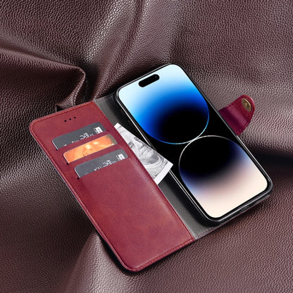 For ZTE Blade A72 4G idewei Retro Texture Leather Phone Case(Red) by idewei