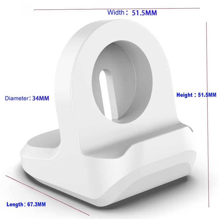 For Google Pixel Watch Smart Watch Silicone Charging Holder(White) by bashfashion