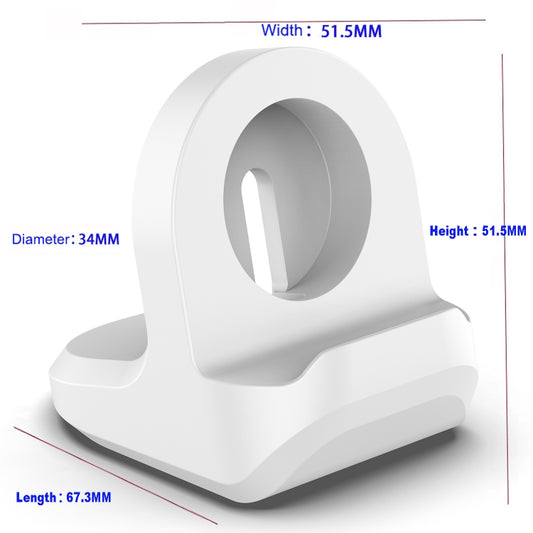 For Google Pixel Watch Smart Watch Silicone Charging Holder(White) by bashfashion