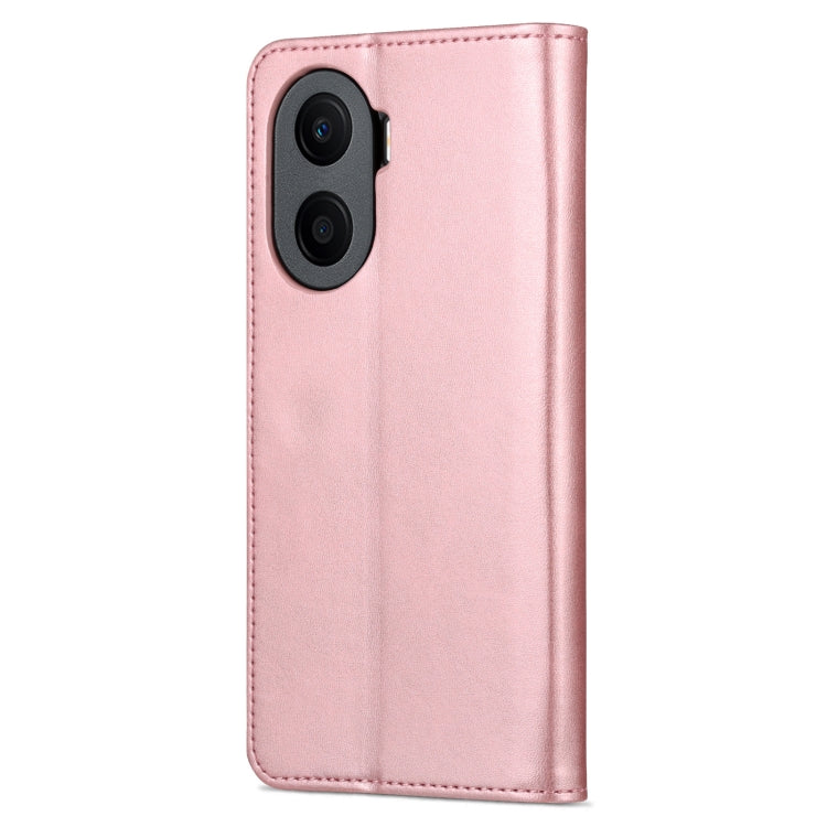 For Honor Play 40 Plus AZNS Skin Feel Calf Texture Flip Leather Phone Case(Rose Gold) by AZNS