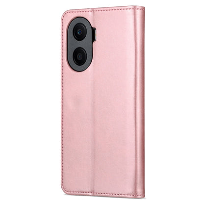 For Honor Play 40 Plus AZNS Skin Feel Calf Texture Flip Leather Phone Case(Rose Gold) by AZNS