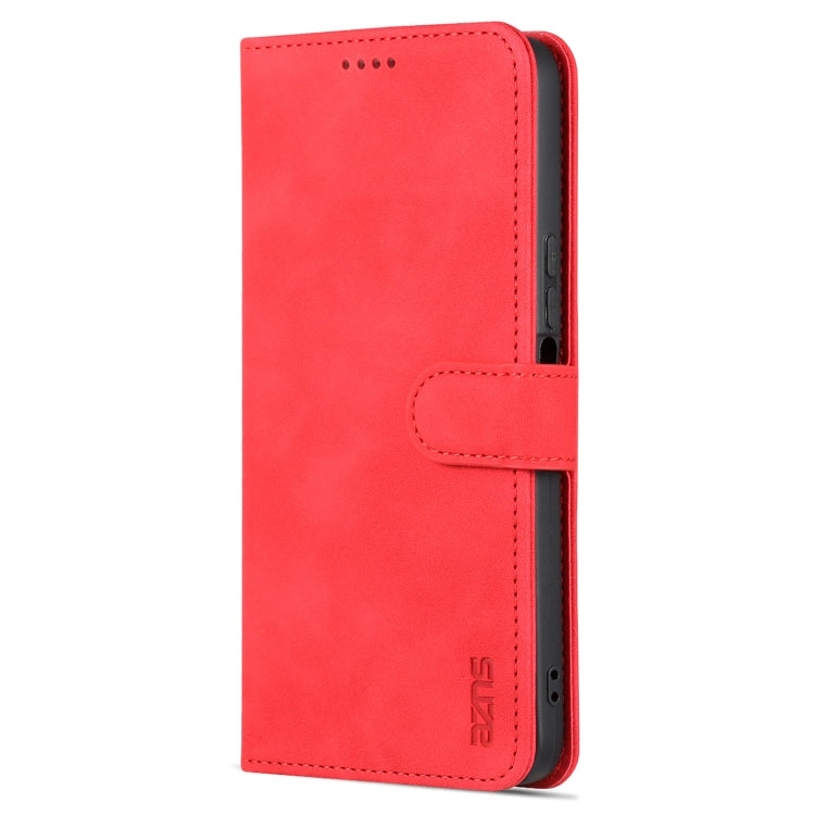 For Honor Play 40 Plus AZNS Skin Feel Calf Texture Flip Leather Phone Case(Red) by AZNS