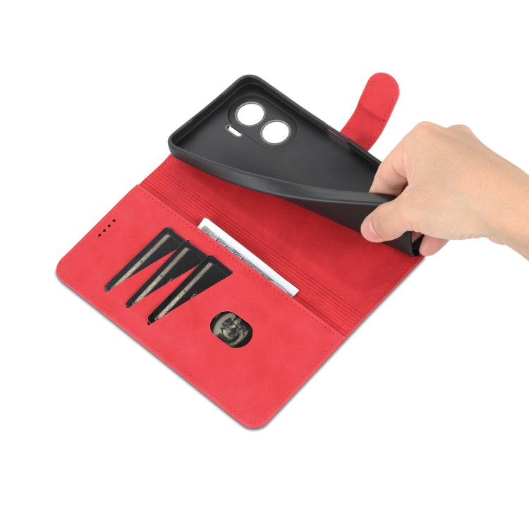 For Honor Play 40 Plus AZNS Skin Feel Calf Texture Flip Leather Phone Case(Red) by AZNS