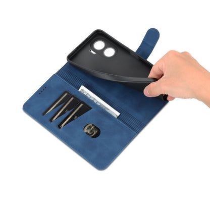 For Honor Play 40 Plus AZNS Skin Feel Calf Texture Flip Leather Phone Case(Blue) by AZNS