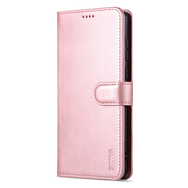 For Huawei Mate 50 / Mate 50E AZNS Skin Feel Calf Texture Flip Leather Phone Case(Rose Gold) by AZNS