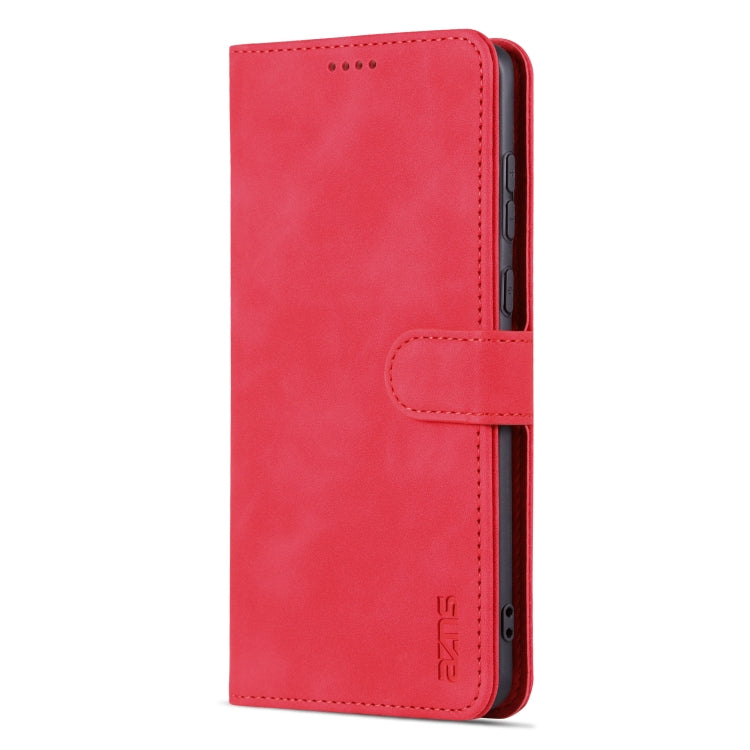 For Huawei Mate 50 / Mate 50E AZNS Skin Feel Calf Texture Flip Leather Phone Case(Red) by AZNS