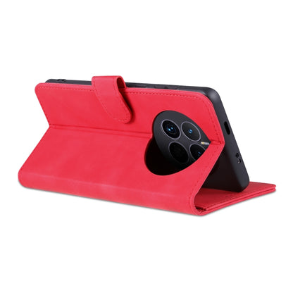 For Huawei Mate 50 / Mate 50E AZNS Skin Feel Calf Texture Flip Leather Phone Case(Red) by AZNS