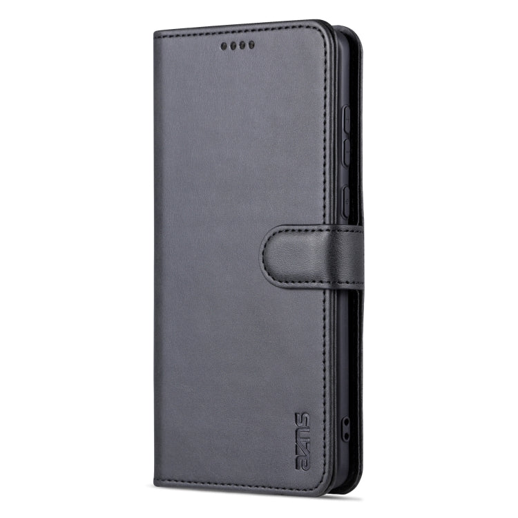 For Huawei Mate 50 / Mate 50E AZNS Skin Feel Calf Texture Flip Leather Phone Case(Black) by AZNS