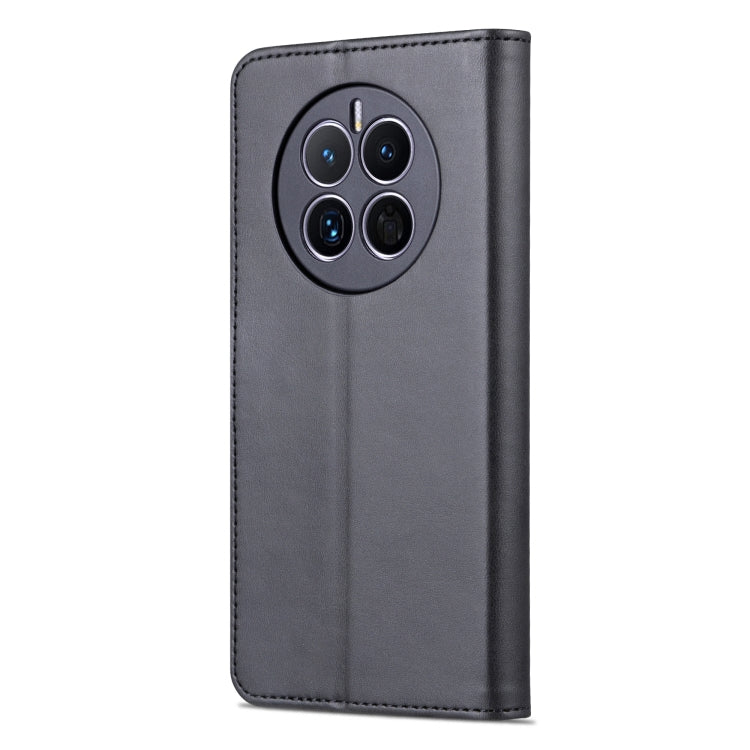 For Huawei Mate 50 / Mate 50E AZNS Skin Feel Calf Texture Flip Leather Phone Case(Black) by AZNS