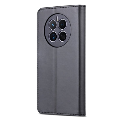 For Huawei Mate 50 / Mate 50E AZNS Skin Feel Calf Texture Flip Leather Phone Case(Black) by AZNS