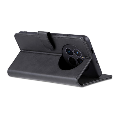 For Huawei Mate 50 / Mate 50E AZNS Skin Feel Calf Texture Flip Leather Phone Case(Black) by AZNS