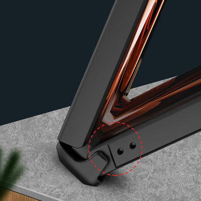 For Motorola Razr 2022 GKK Magnetic Folding Shockproof Leather Phone Case(Black) by GKK