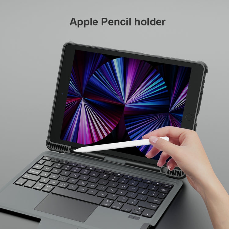 For iPad 10.2 2019/2020/2021 Nillkin Bumper Combo 6 Row Keys Keyboard Case by NILLKIN