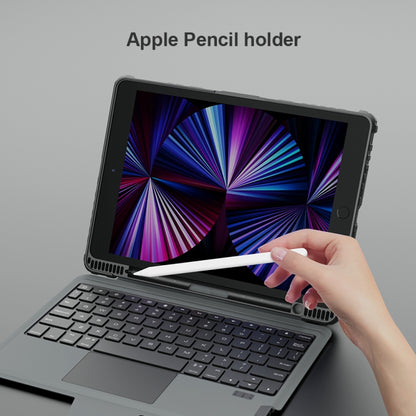 For iPad 10.2 2019/2020/2021 Nillkin Bumper Combo 6 Row Keys Keyboard Case by NILLKIN