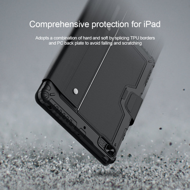 For iPad 10.2 2019/2020/2021 Nillkin Bumper Combo 6 Row Keys Keyboard Case by NILLKIN