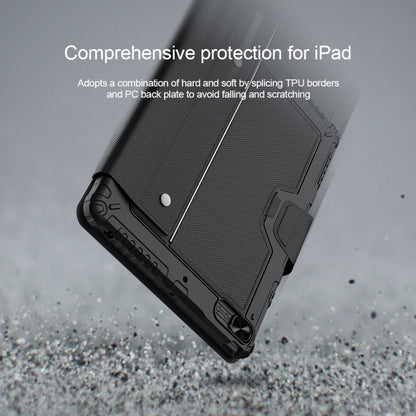 For iPad 10.2 2019/2020/2021 Nillkin Bumper Combo 6 Row Keys Keyboard Case by NILLKIN