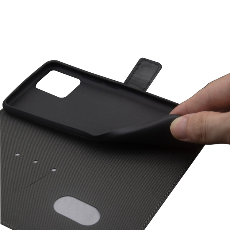 For Huawei nova Y61 4G idewei Two-color Splicing Leather Phone Case(Black) by idewei