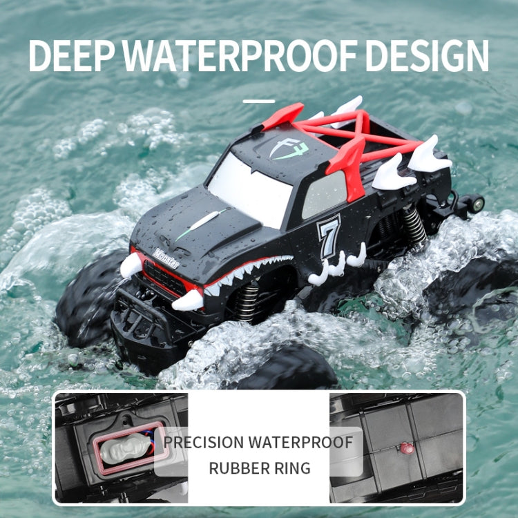 Q127 AB Model Amphibious Remote Control Car, Style:Type B(Blue) by bashfashion