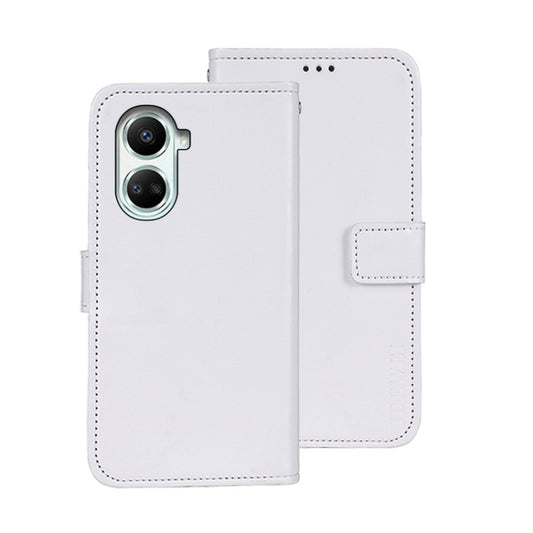 For Huawei nova 10 SE idewei Crazy Horse Texture Leather Phone Case(White) by idewei