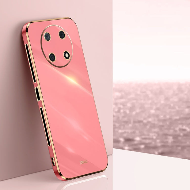 For Huawei Enjoy 50 Pro XINLI Straight Edge 6D Electroplate TPU Phone Case(Hawthorn Red) by XINLI