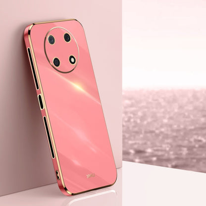 For Huawei Enjoy 50 Pro XINLI Straight Edge 6D Electroplate TPU Phone Case(Hawthorn Red) by XINLI