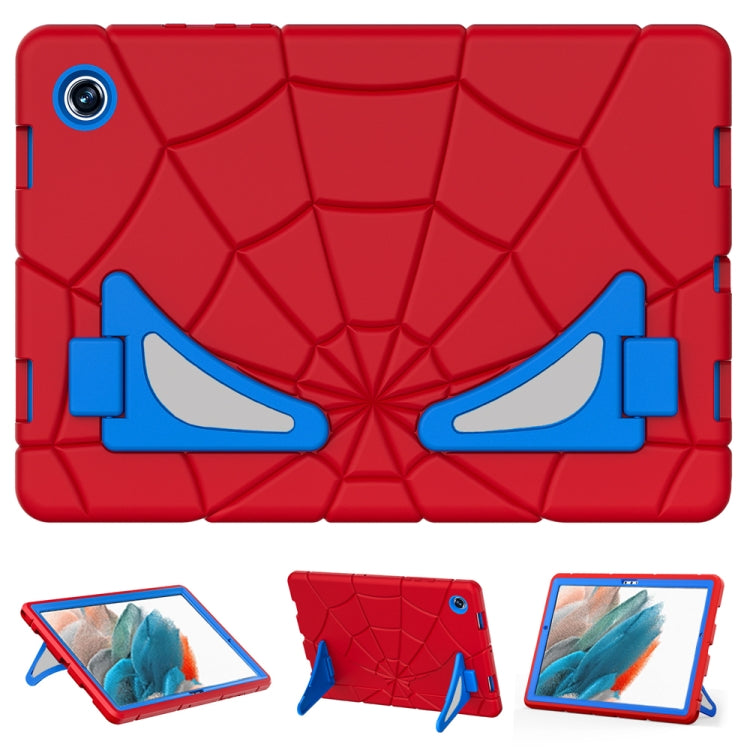 For Samsung Galaxy Tab A8 10.5 2021 Silicone + PC Shockproof Protective Tablet Case(Red+Blue) by bashfashion