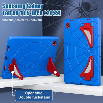 For Samsung Galaxy Tab A8 10.5 2021 Silicone + PC Shockproof Protective Tablet Case(Blue+Red) by bashfashion