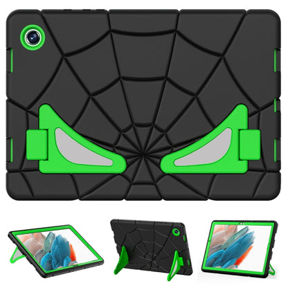 For Samsung Galaxy Tab A8 10.5 2021 Silicone + PC Shockproof Protective Tablet Case(Black+Green) by bashfashion
